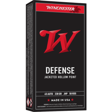 Winchester - USA 45 ACP Personal Protection JHP 230gr Ammo 50rd