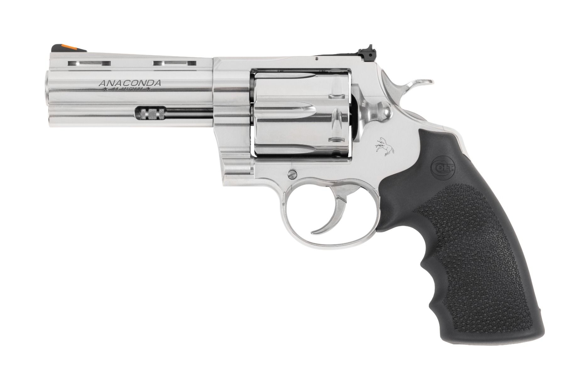 Colt - Python Stainless Rubber Grips 6rd 6