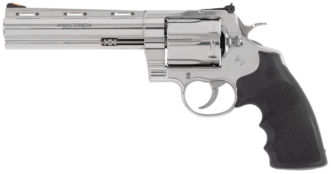 Colt - Python Stainless Rubber Grips 6rd 6