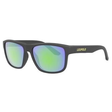 Leupold - Katmai Polarized Sunglasses Matte Black/Emerald Mirror
