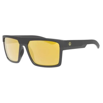 Leupold - Becnara Polarized Sunglasses Matte & Gloss Black/Orange Mirror