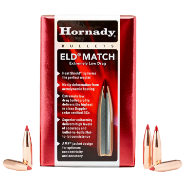 Hornady - ELD Match 22 Cal 52gr (.224) 100ct