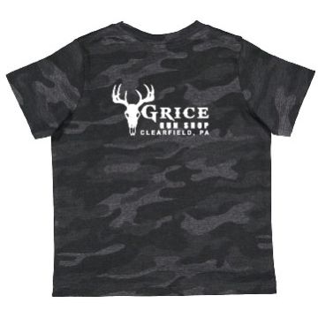 Grice Gun Shop - Grice Logo Toddler T-Shirt Vintage Camo