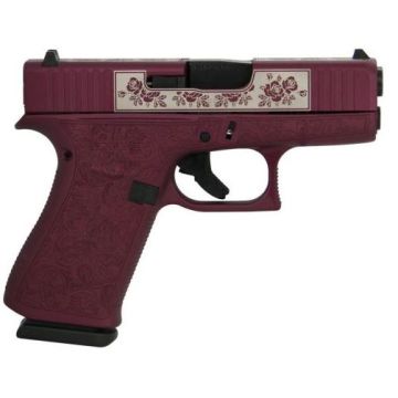 Glock - G43X "Black Cherry & Paisley" 10rd 3.41" 9mm
