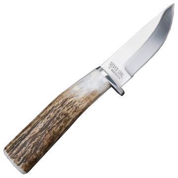 Silver Stag - Sharp Forest Elk Stick Knife
