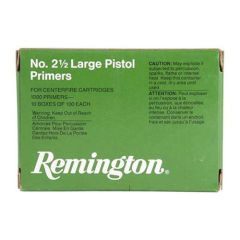 Remington - Large Pistol Primers 2 1/2 (100 Count)