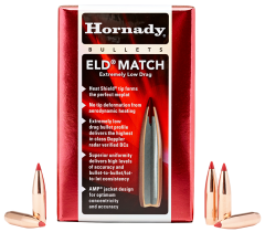 Hornady - ELD Match 22 Cal 52gr (.224) 100ct
