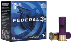 Federal - Game Load Upland 16ga 2.75" 6 Shot (1oz) 25rds