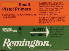Remington - Small Pistol Primers 1 1/2 (100 Count)